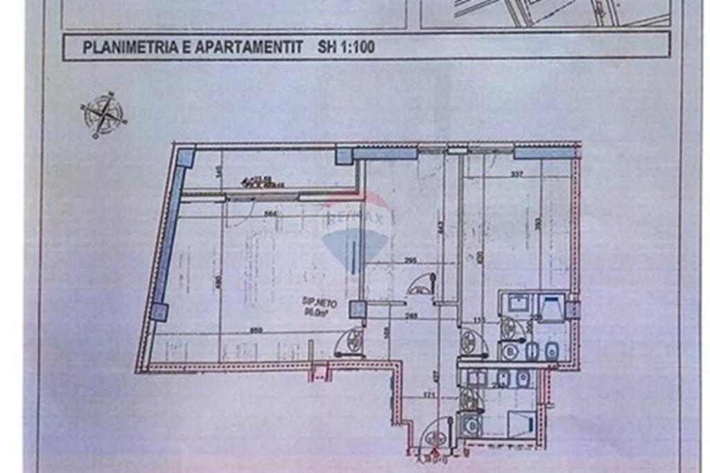 Appartamento 2+1 in vendita al Bulevardi i Ri!