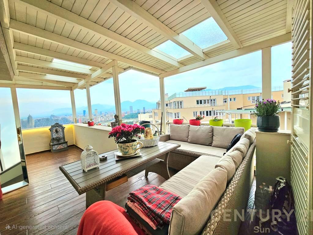 ✨ LUXURY PENTHOUSE FOR SALE – WITH PANORAMIC VIEWS OF TIRANA CITY &amp; THE ARTIFICIAL LAKE