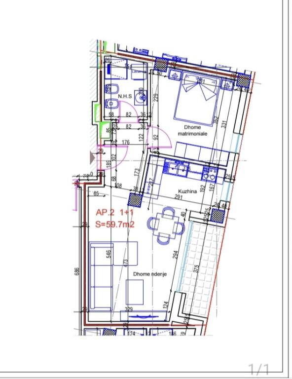 Apartment 1+1 for Sale ALI DEMI 118,700 EURO