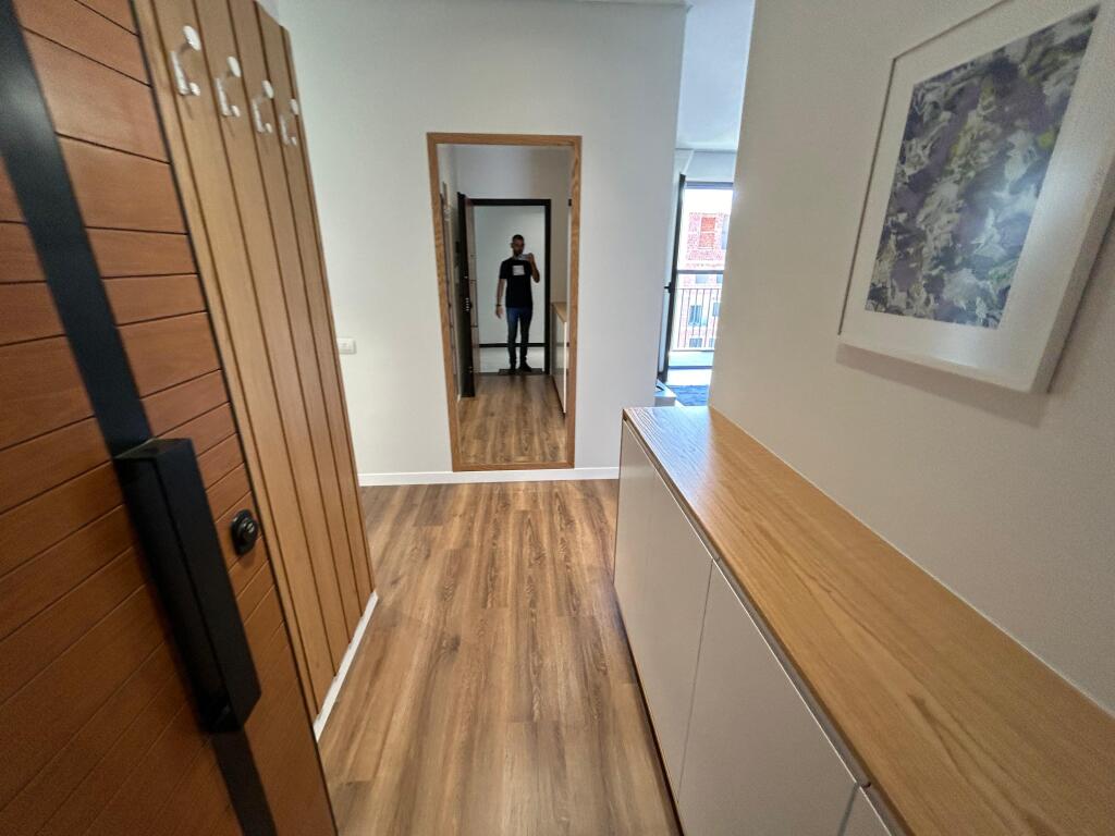 For rent Apartment 2+1+2  Address: Rruga Kavajes Milo 2000  8th floor  Furnished  Price: 750€  Available from September 5