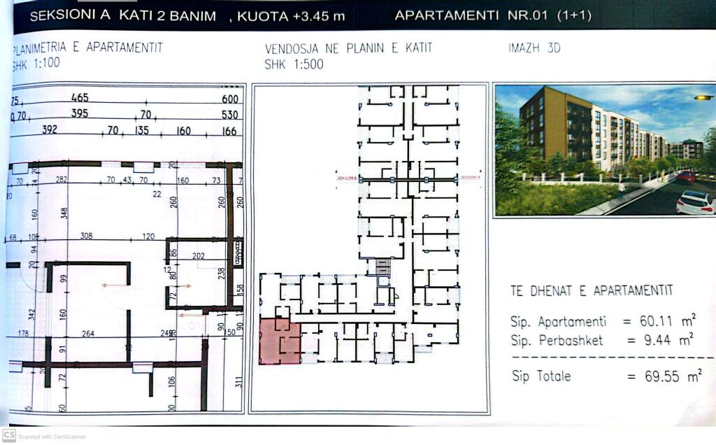 OCCASIONE - Vendesi 1+1 in vendita - Paskuqan, Vicino alla Scuola