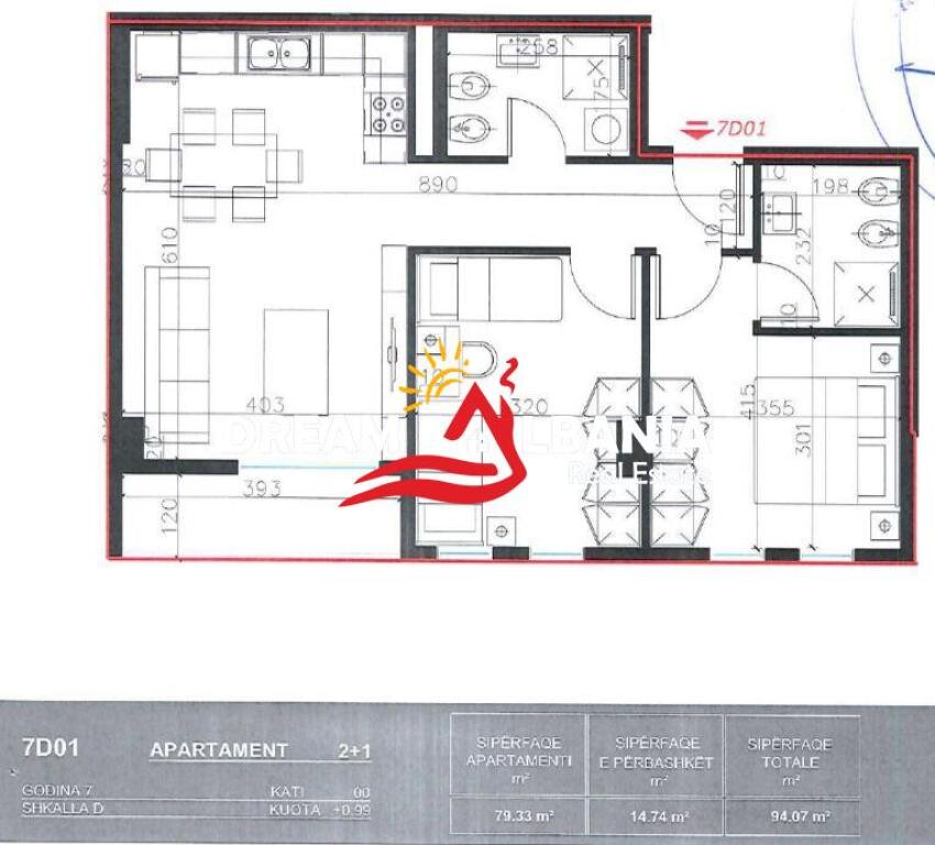 Apartment 2+1+2 For Sale At Univers City (ID 41212031)