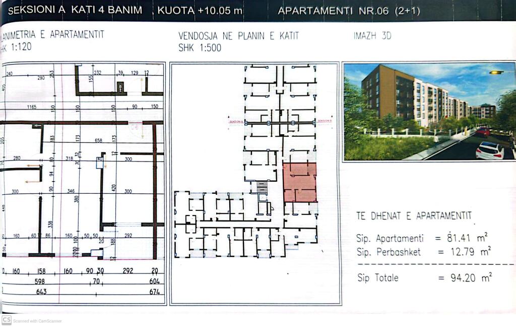 OCCASIONE - Vendesi in vendita App.2+1- Paskuqan, Vicino alla Scuola