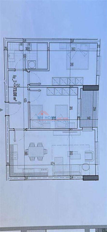 Appartamento 1+1 in Vendita a Paskuqan
