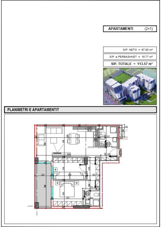 Apartment 2+1+2 for sale on Dritan Hoxha Street!
