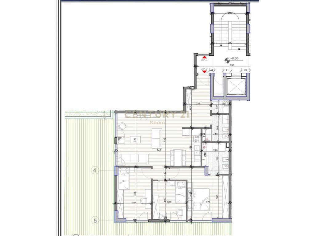 Appartamento Moderno 3+1+2 con Ampia Veranda nella Residenza Forest, Lago Secco