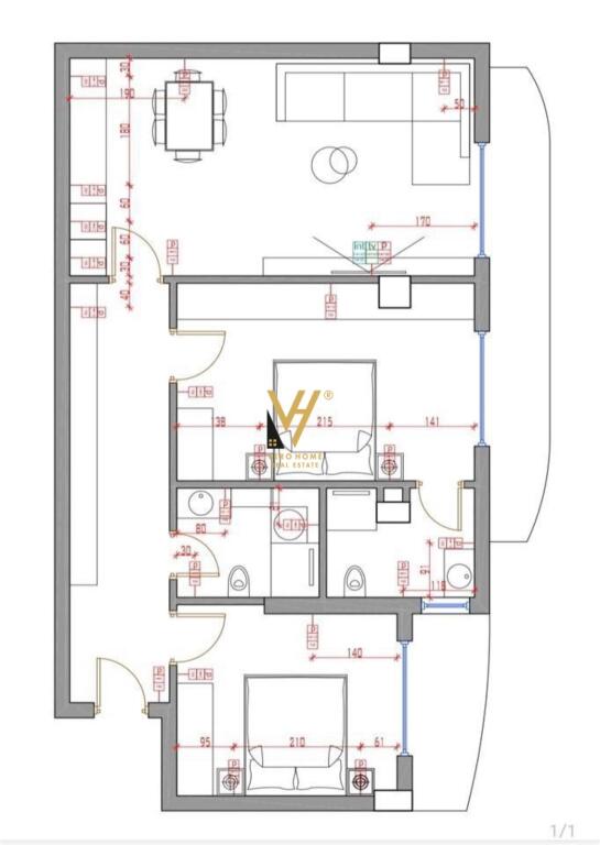 VENDESI APPARTAMENTO 2+1+2 A FRESK 120.000 EURO