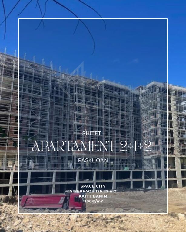 Apartment 2+1+2 for sale Paskuqan