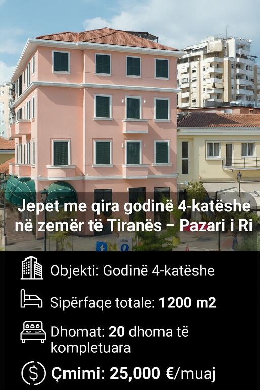 Hotel in Affitto - Pazar i Ri, Tirana