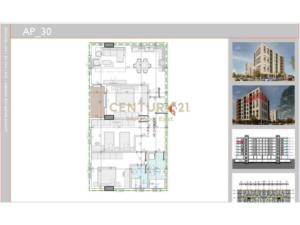 Shitet Apartament 3+1 në Kamëz