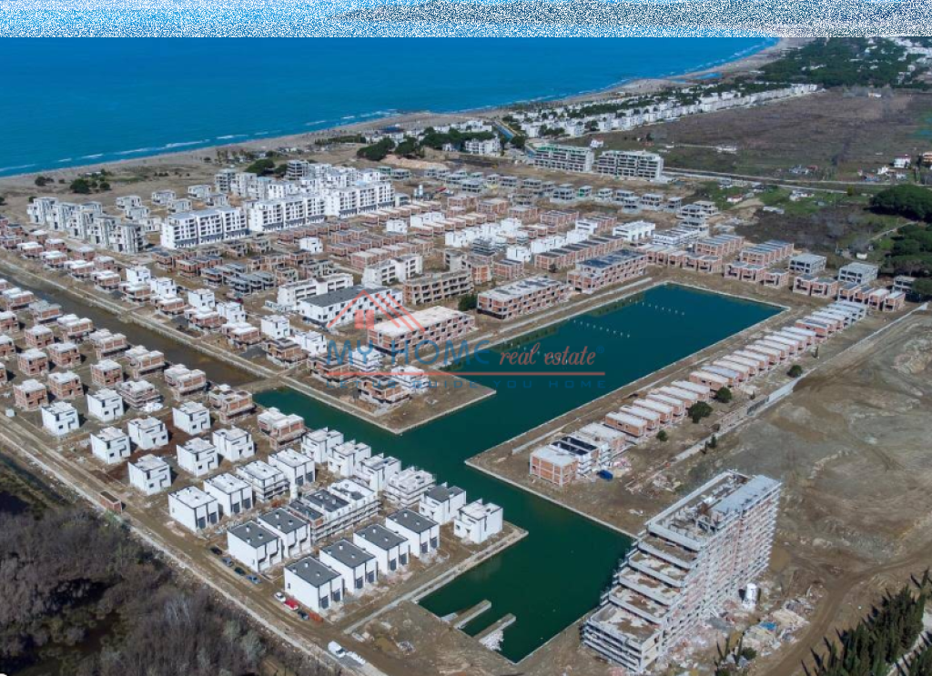 Apartament 1+1+ verande ne Shitje te Turquoise Marina Gjiri i Lalzit