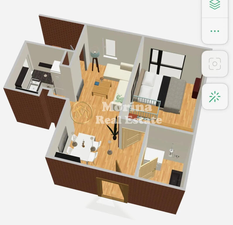 Affitto, Appartamento 1+1, 5 Maji, 450 euro/mese