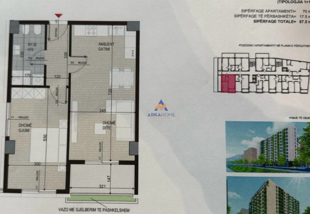 VENDESI APPARTAMENTO 1+1+BALCONE "EX CAMPO DI AVIAZIONE" 122.500 EURO.