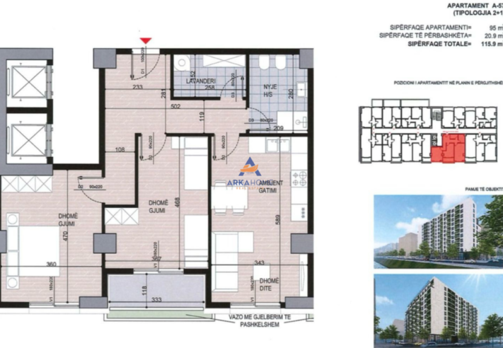 IN VENDITA APPARTAMENTO 2+1+BALCONE "EX CAMPO DI AVIAZIONE" 162.300 EURO.