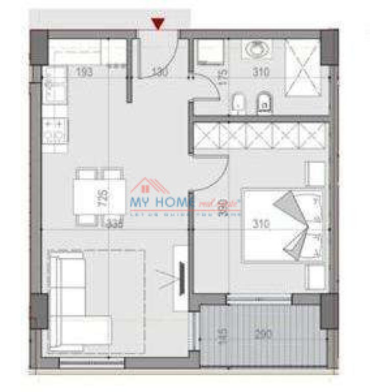 Appartamento 1+1 in Vendita a Univers City Tirana