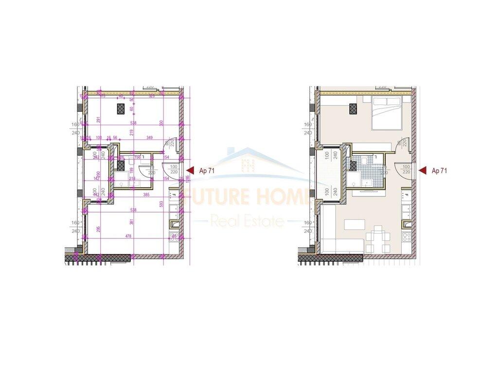 Appartamento 1+1 in vendita, Unico Residence, Bllok