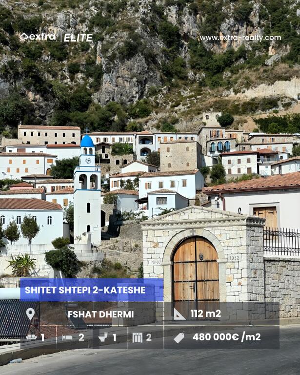 VENDESI CASA SU DUE PIANI, VILLAGGIO DHERMI