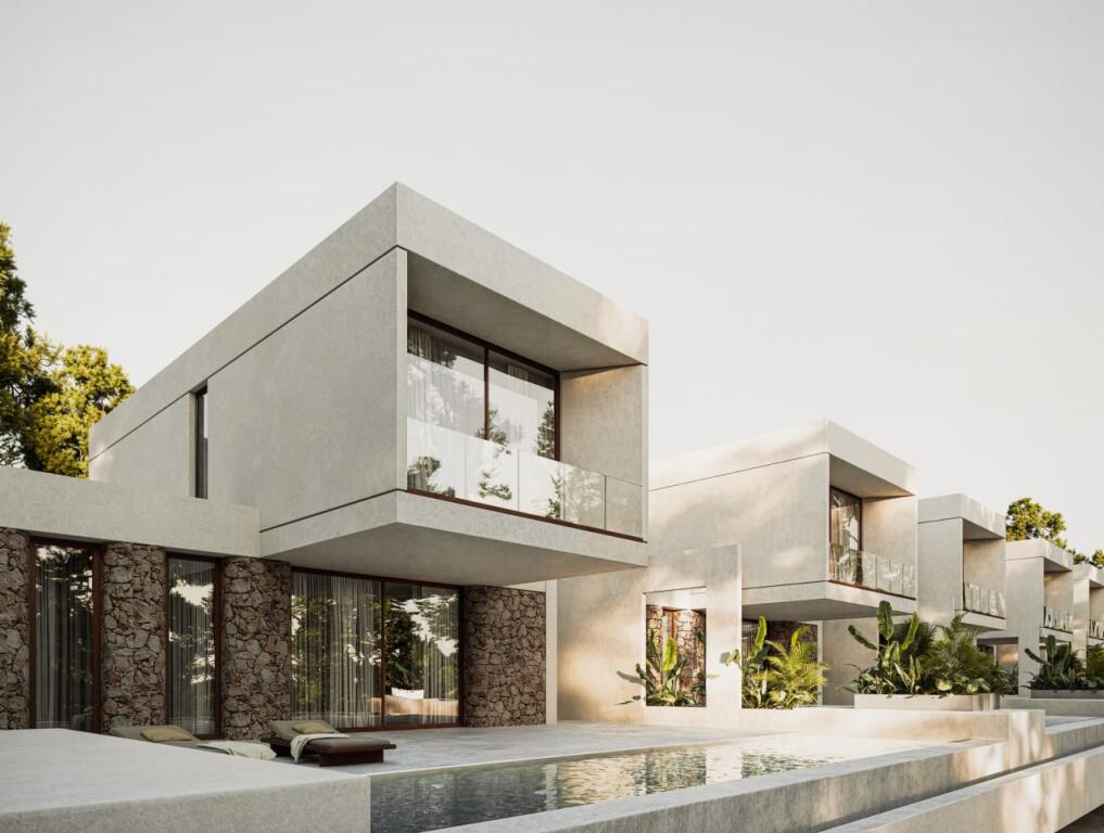 Modern villa for sale in Dhërmi, part of an exclusive complex with only 5 villas.