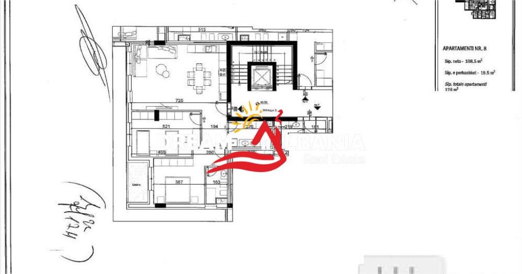 Apartament 2+1 ne shitje tek Rruga e Elbasanit prane Sofres se Ariut ne Tirane (ID 41211818)
