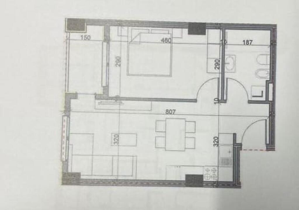 Apartament 1+1 ne Shitje ne Kompleksin Aluna