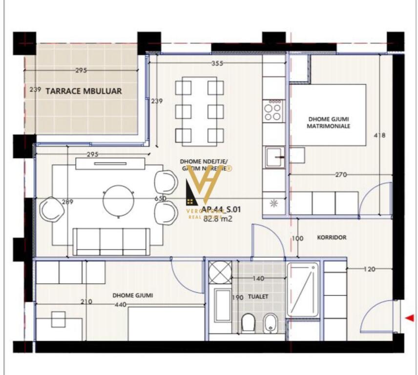 2+1+BLK A VLORA MARINA 309.300 EURO