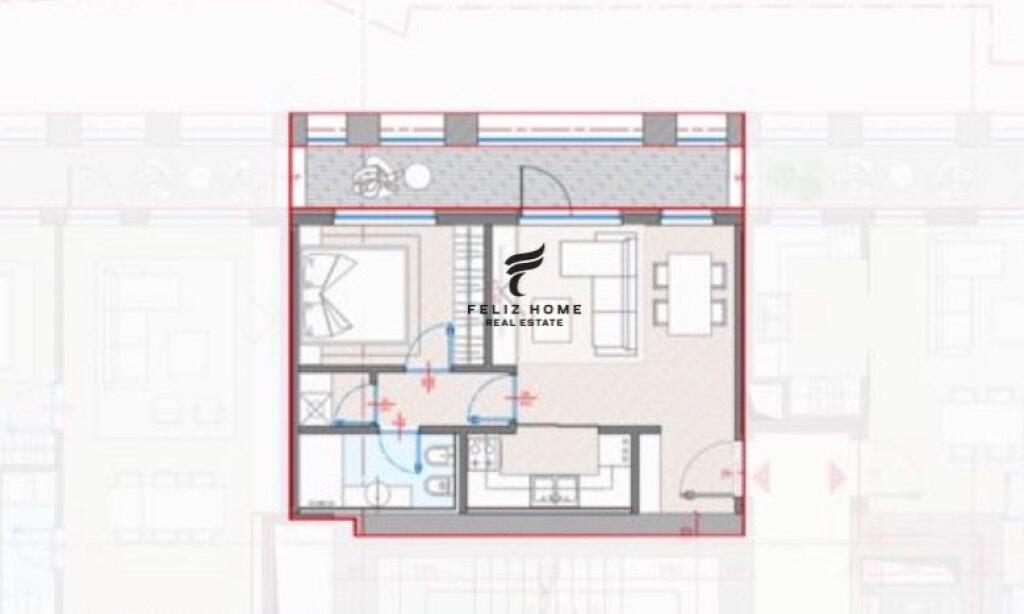 SHITET APARTAMENT 1+1 ZOGU ZI 200.000 EURO