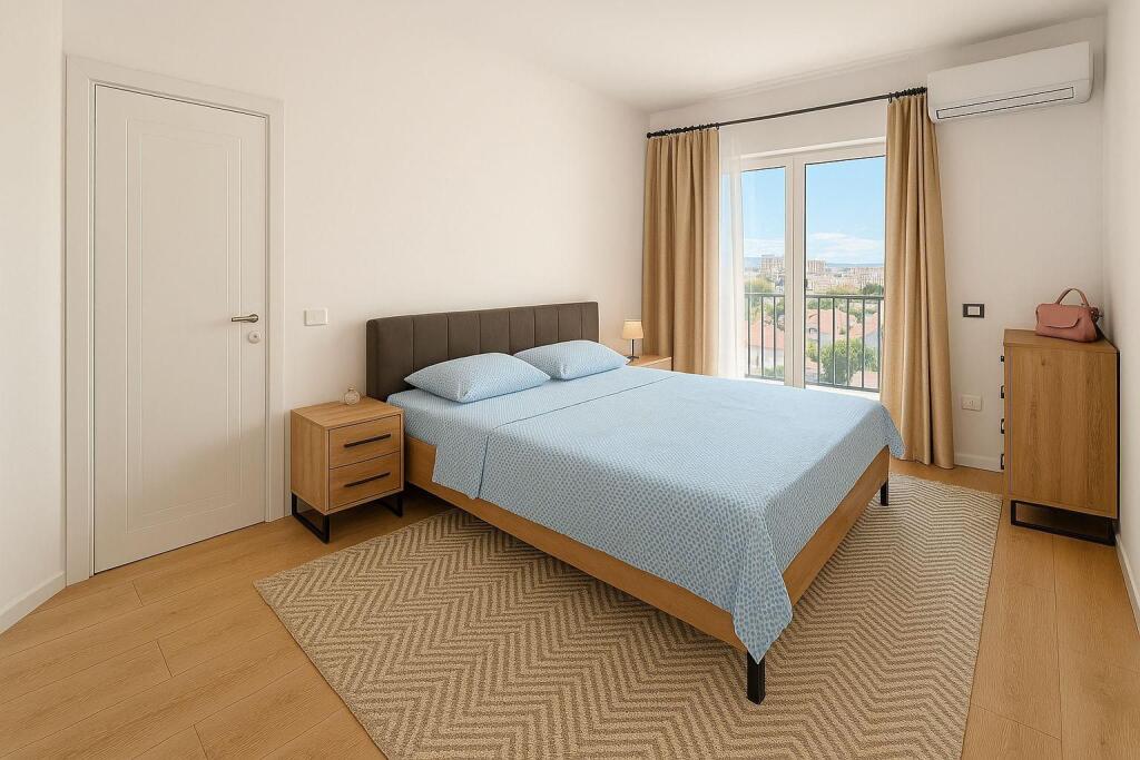 📍 Appartamento 2+1 con 2 Balconi – In Affitto 
 • Posizione: Via Siri Kodra, Tirana 
 • Prezzo: 650 €/mese