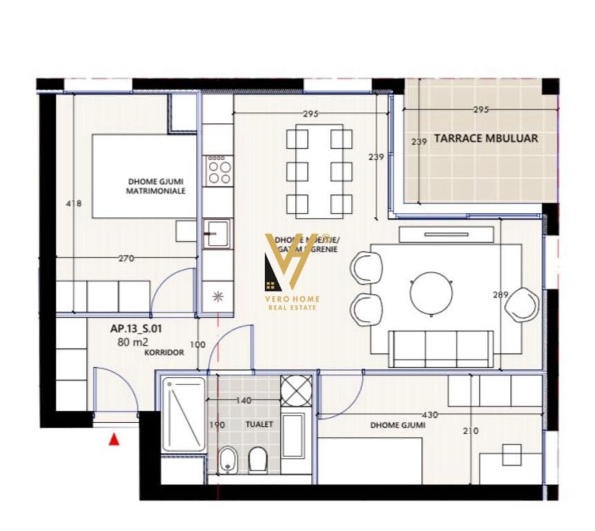 VENDESI APPARTAMENTO 2+1+BLK A VLORA MARINA 333.000 EURO