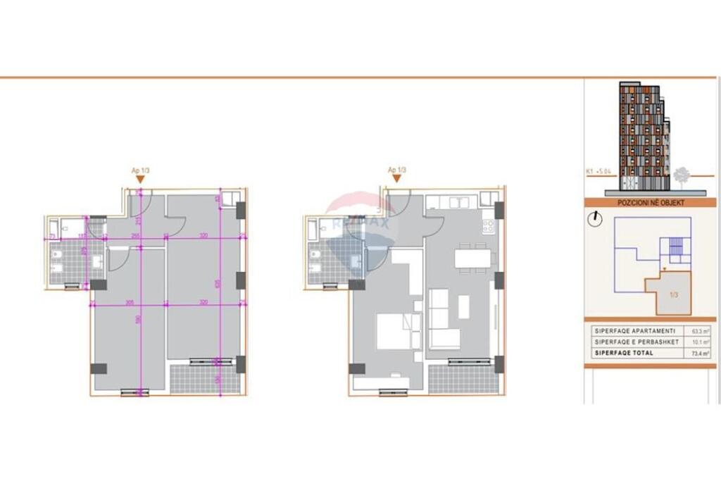 Appartamento 1+1 Vendita ,Via Albanopoli, Tirana