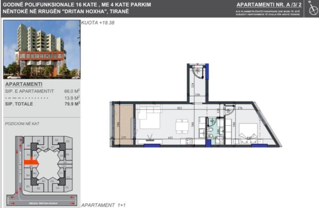 OCCASIONE - 1+1 - Colonade Residence, Via Dritan Hoxha