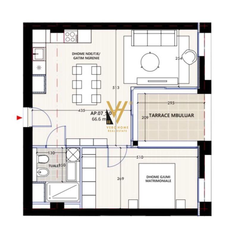 VENDESI APPARTAMENTO 1+1+BLK A VLORA MARINA 279.000 EURO