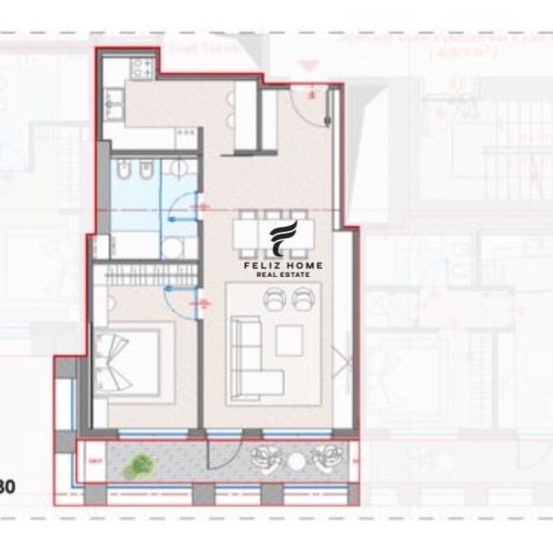 FOR SALE APARTMENT 1+1 ZOGU ZI 270,000 EURO