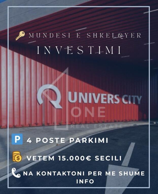 Posti di parcheggio in vendita