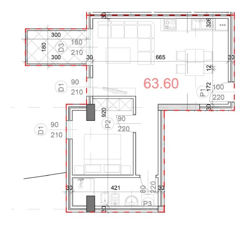 APARTMENT 1+1 AT KODRA E DIELLIT RESIDENCE!