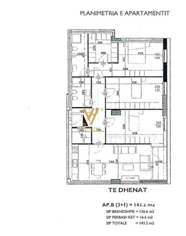 VENDESI APPARTAMENTO 3+1+2+BLK A KOMUNA E PARISIT 429.000 EURO
