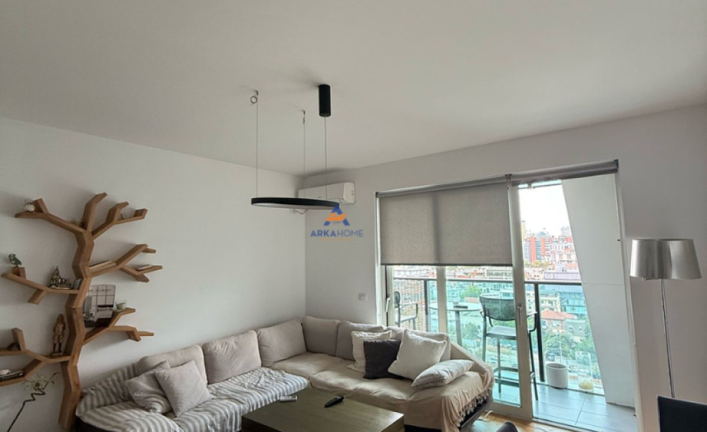 APARTMENT FOR RENT 1+1+BALCONY+PARKING SPACE AT "AMBASSADOR 3, AIR ALBANIA STADIUM" 1300 EURO