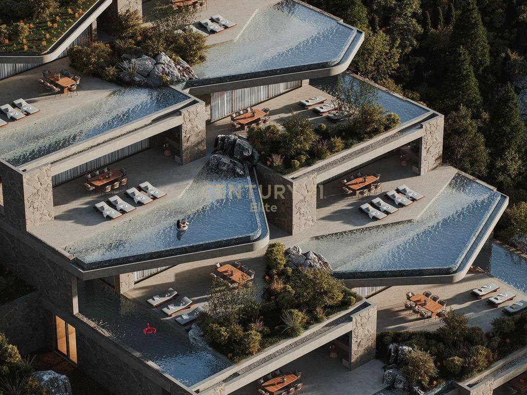 HORIZONES TERRACES — APARTAMENT LUKSOZ ME PISHINË PRIVATE NË PALASË