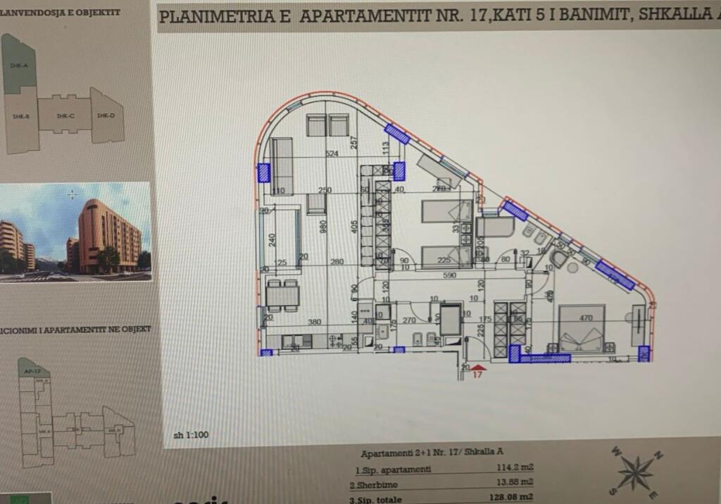 Shitet Ap. 2+1 Komplaksi Oasis