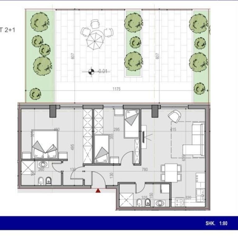 ‼️Apartment 2+1+2 for sale in Univers City ‼️