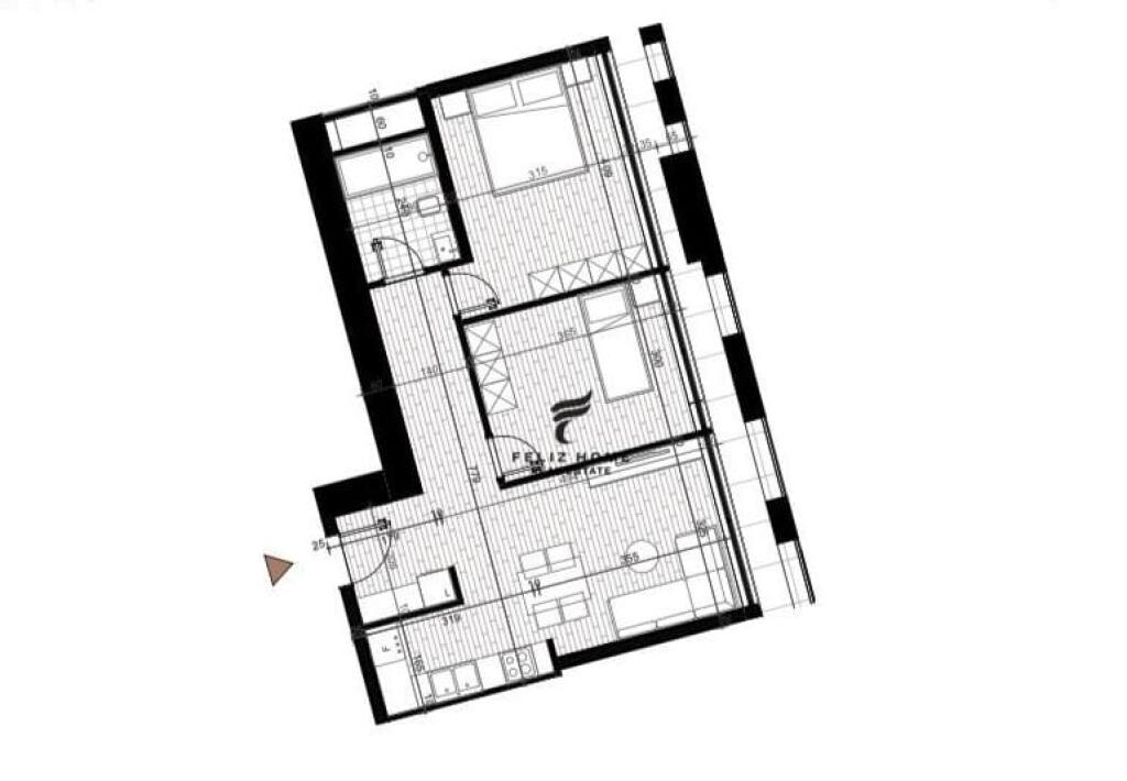SHITET APARTAMENT 2+1 BULEVARDI RI 261.000 EURO