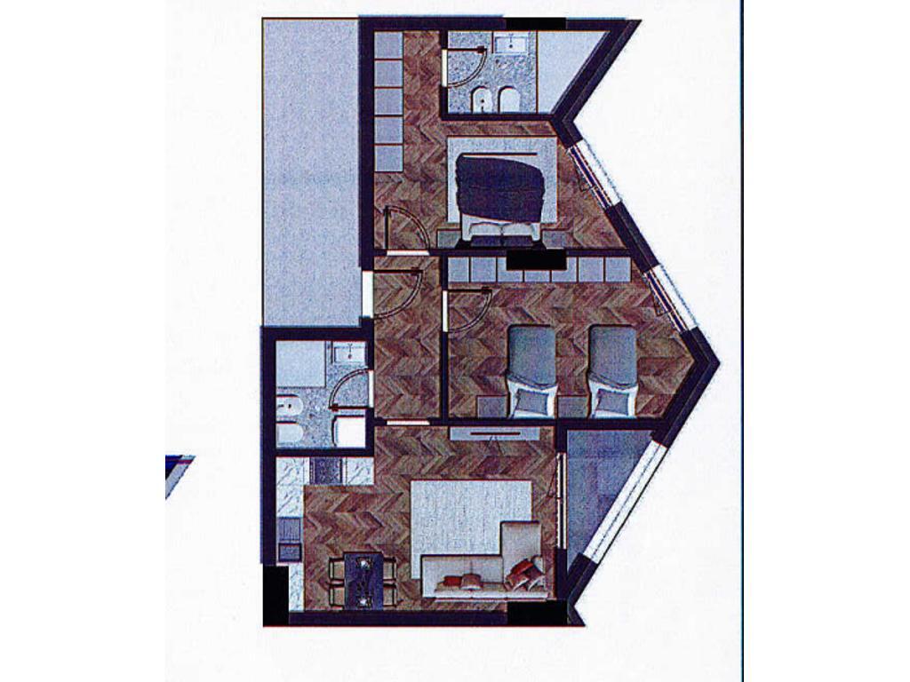 Apartment 2+2+1 in the Colonnade Residence – Laprakë