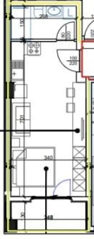 STUDIO APARTMENT FOR SALE 46M2 LAPRAKE 73,500 EURO