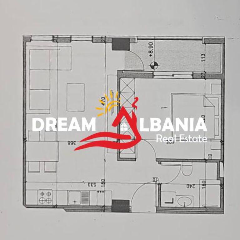 Apartment 1+1 for sale in the Novus Complex near the Train Station in Tirana (ID 4111867)