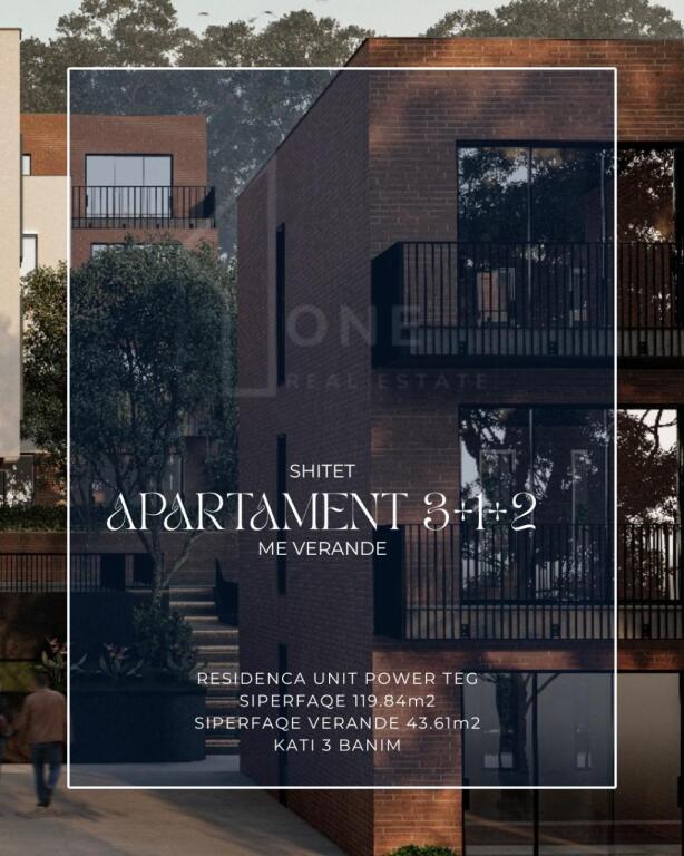 SHITET APARTAMENT 3+1+2+VERANDE TEG