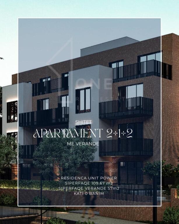 SHITET APARTAMENT 2+1+2+VERANDE TEG