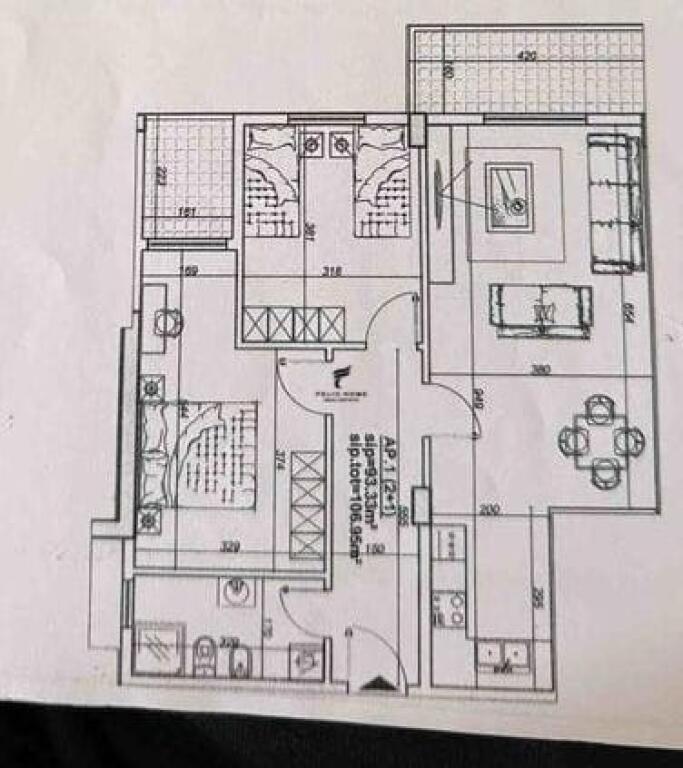 SHITET APARTAMENT 2+1 ASTIR 160.000 EURO