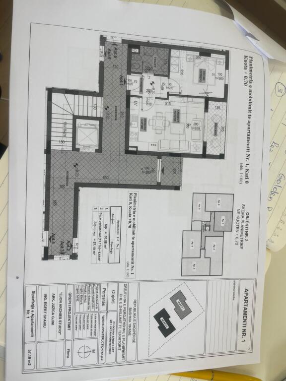 Shitet, Apartament 1+1, Sauk 89.000€