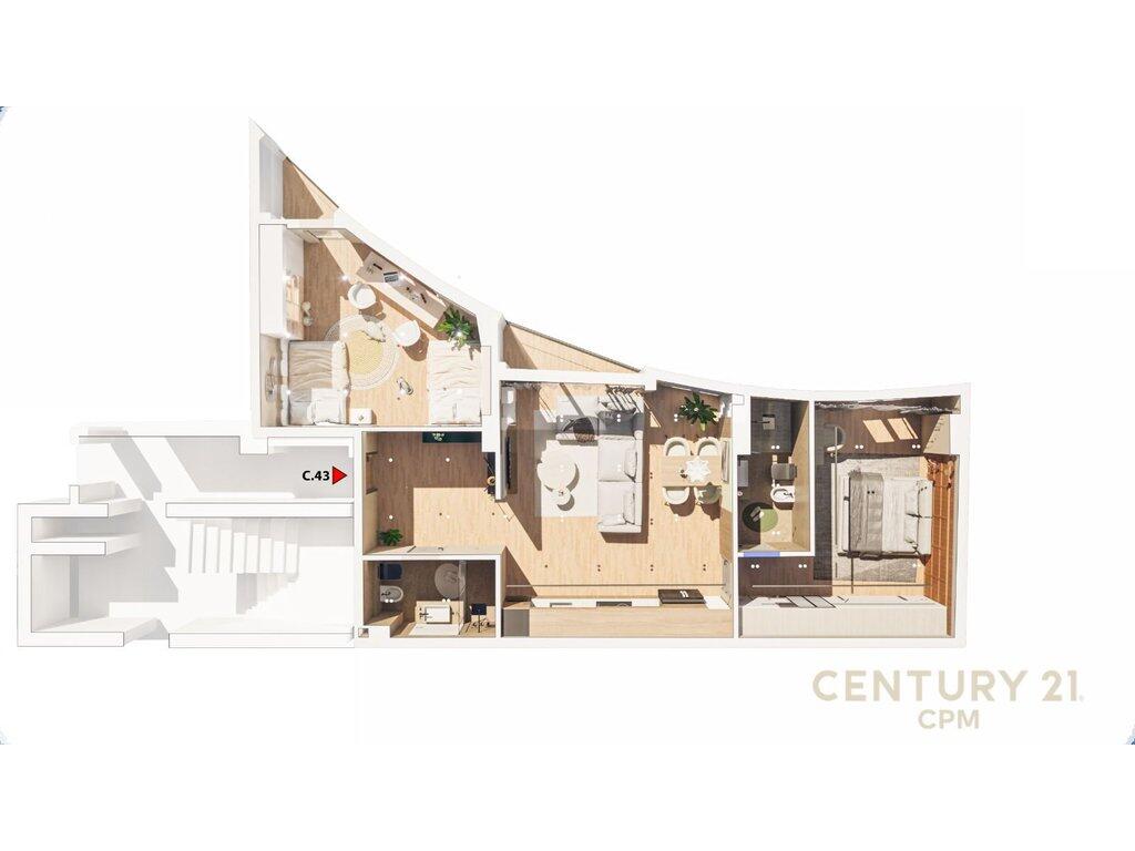 🏢 Apartment 2+1+2 for Sale – Don Bosko, Tirana