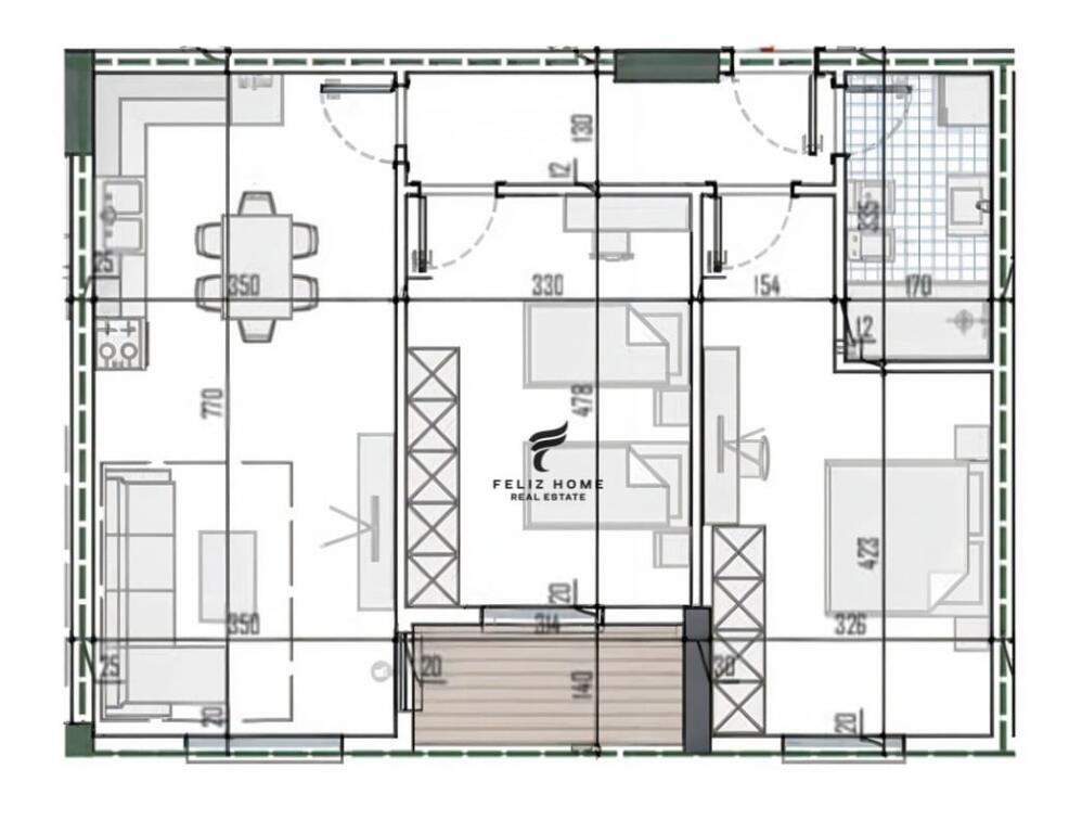 FOR SALE APARTMENT 2+1 PASKUQAN 120,000 EURO