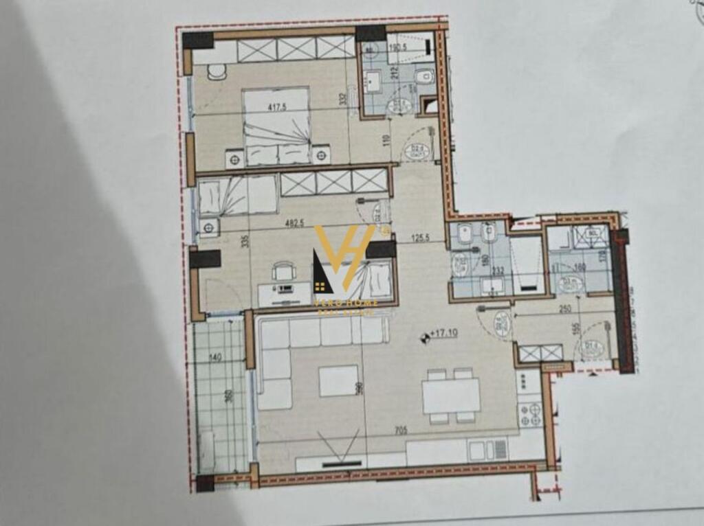 VENDESI APPARTAMENTO 2+1+BLK A KAMEZ 114.000 EURO